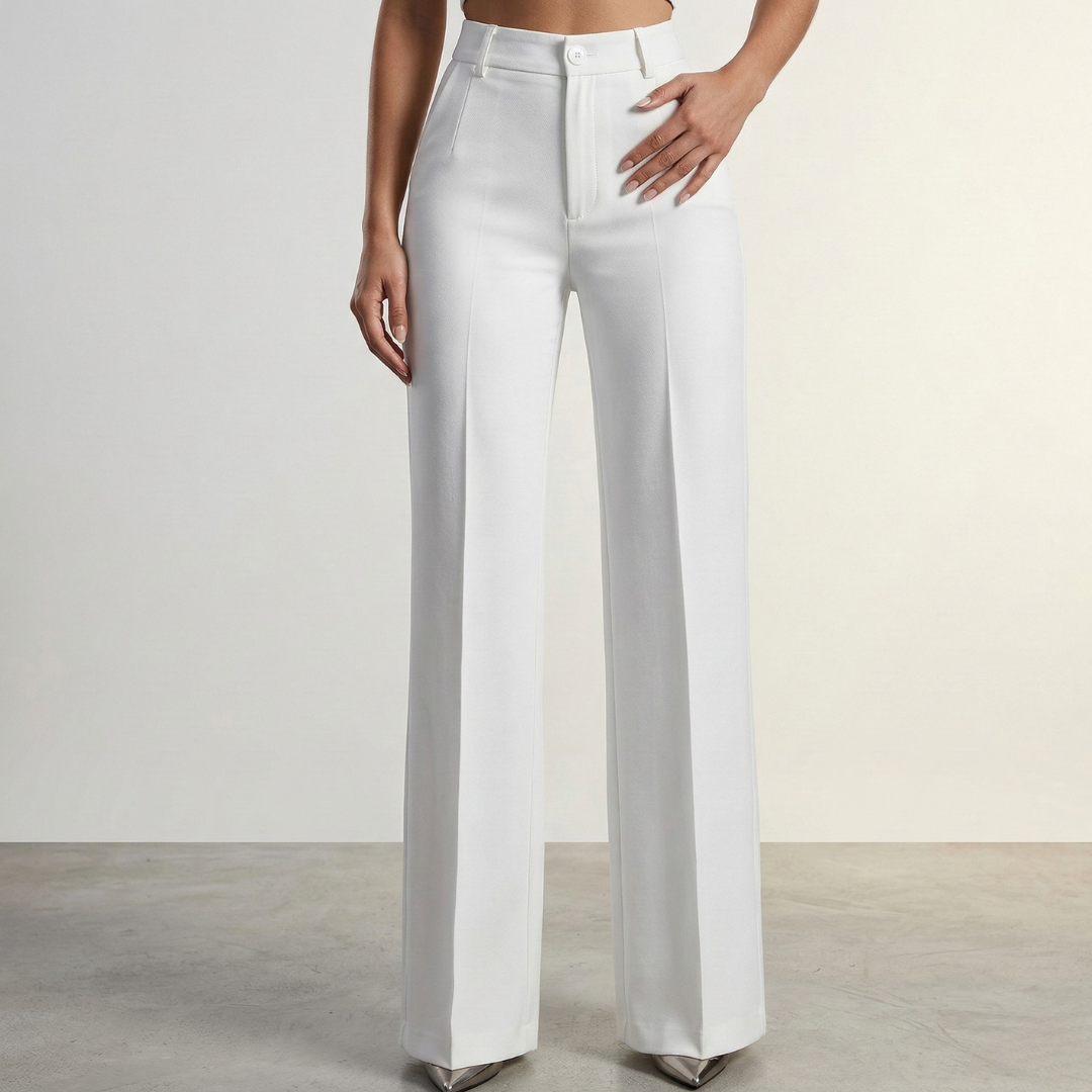 Cveta - Elegantne pantalone s visokim strukom