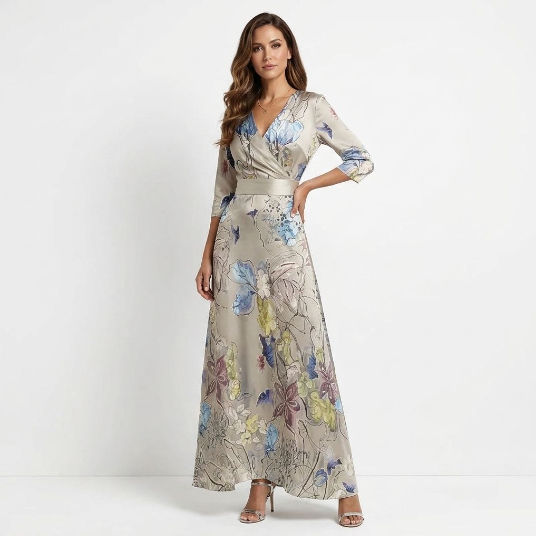Milena - Elegantno Maxi Cvjetno Haljina