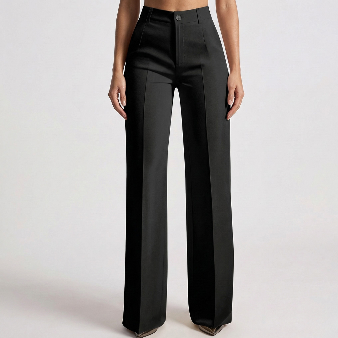 Cveta - Elegantne pantalone s visokim strukom