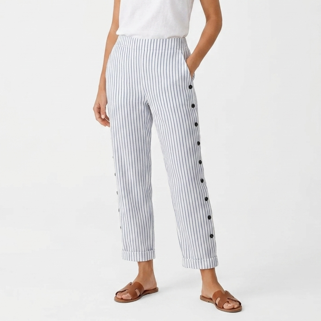Đurđica - Prugaste pantalone s gumbima