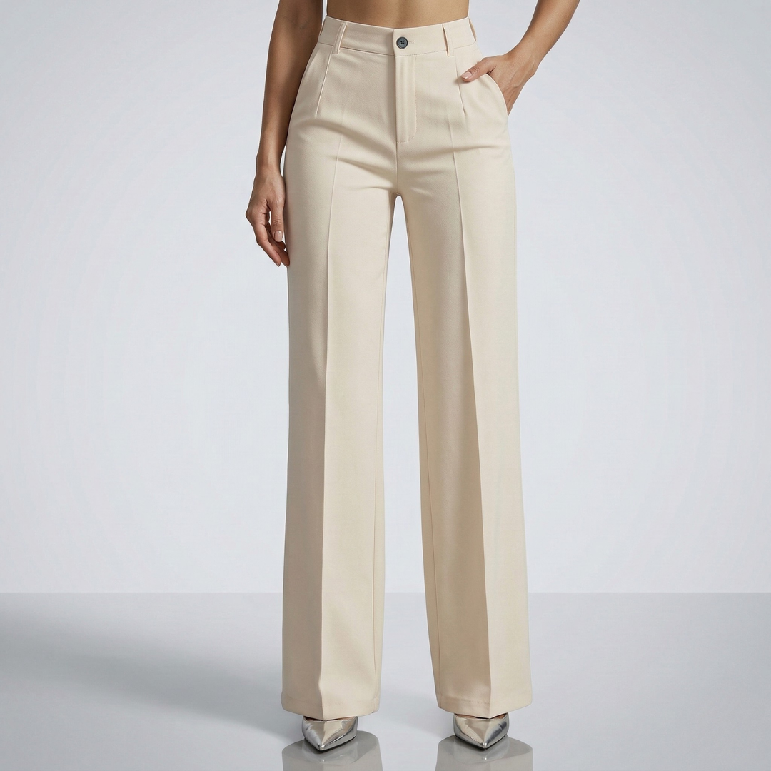 Cveta - Elegantne pantalone s visokim strukom