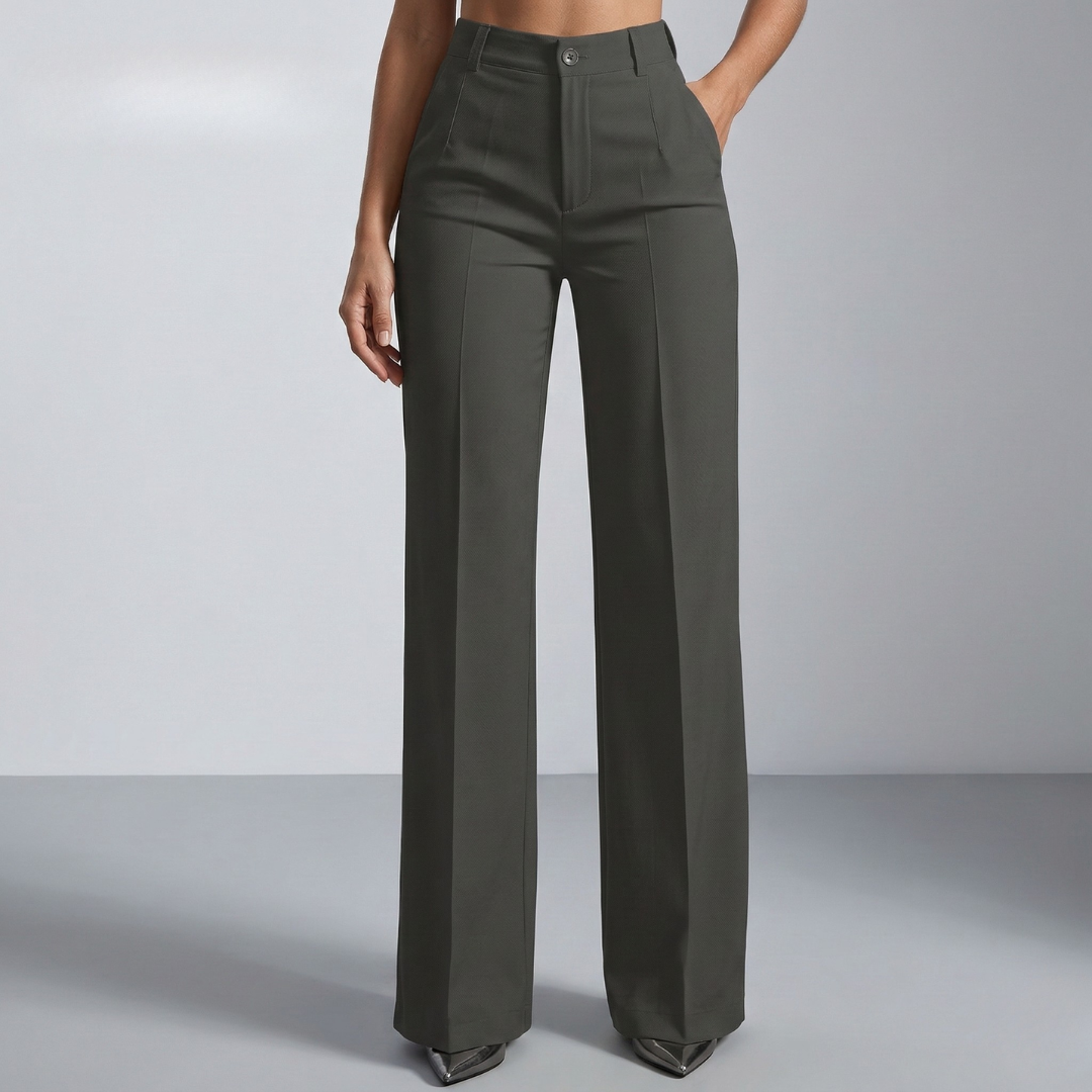 Cveta - Elegantne pantalone s visokim strukom