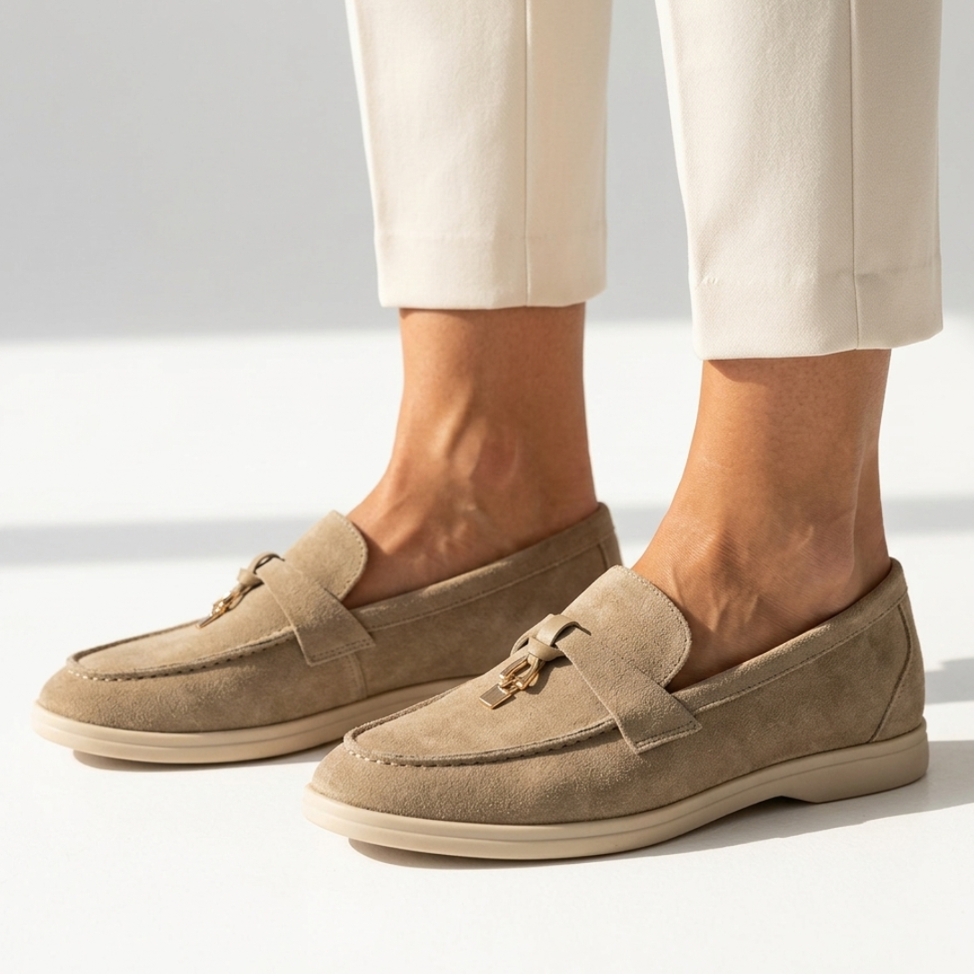 Milena - Suede Mokasini