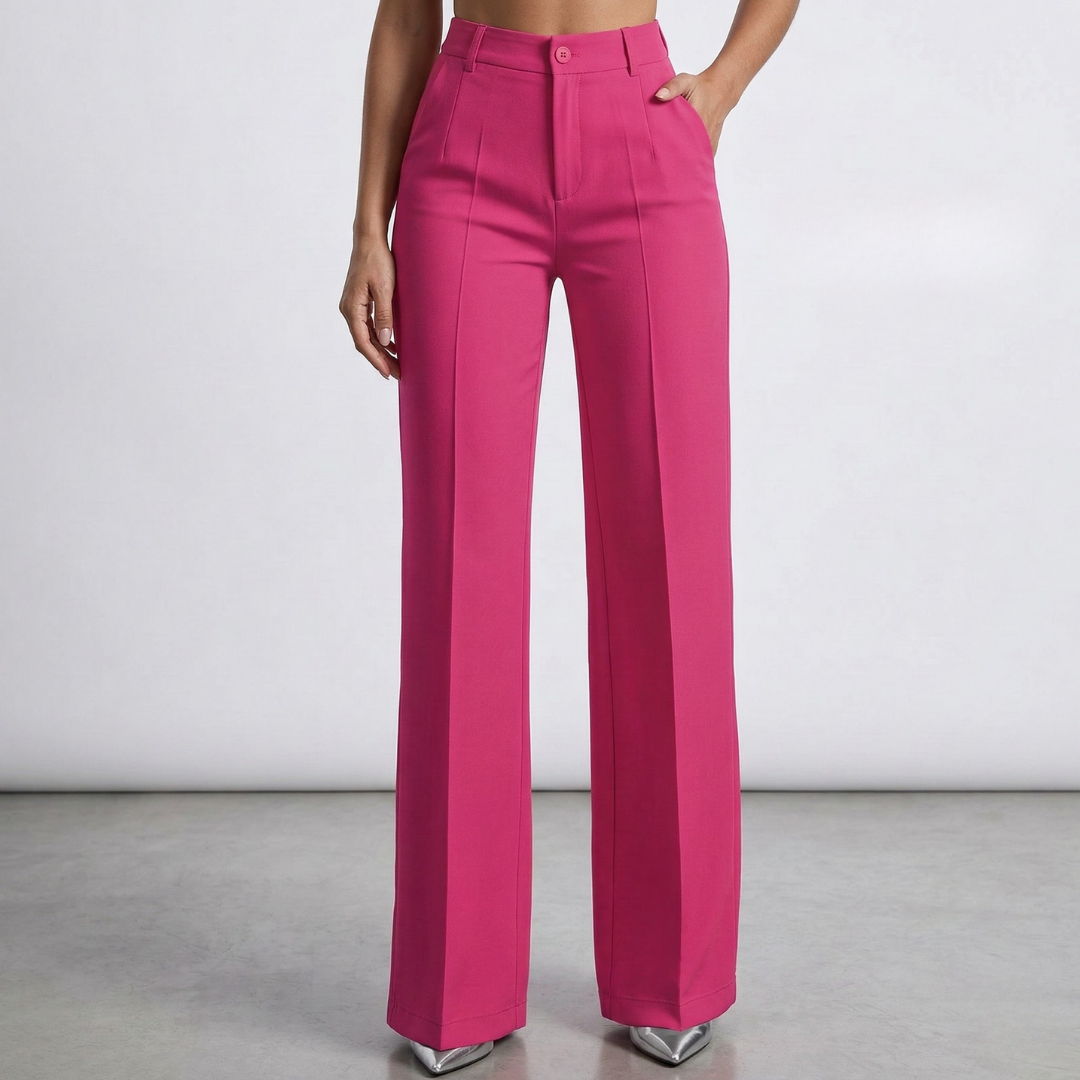 Cveta - Elegantne pantalone s visokim strukom