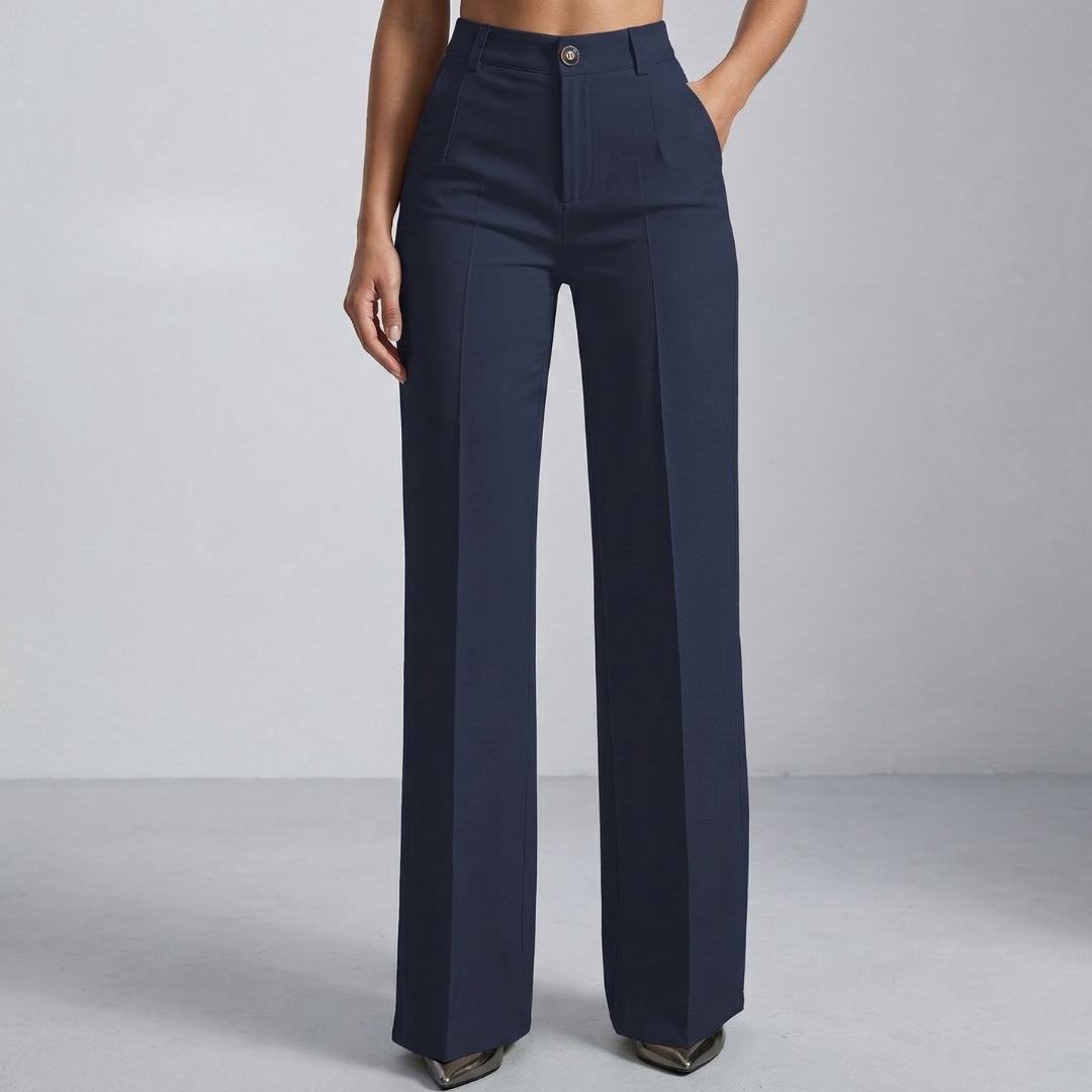 Cveta - Elegantne pantalone s visokim strukom
