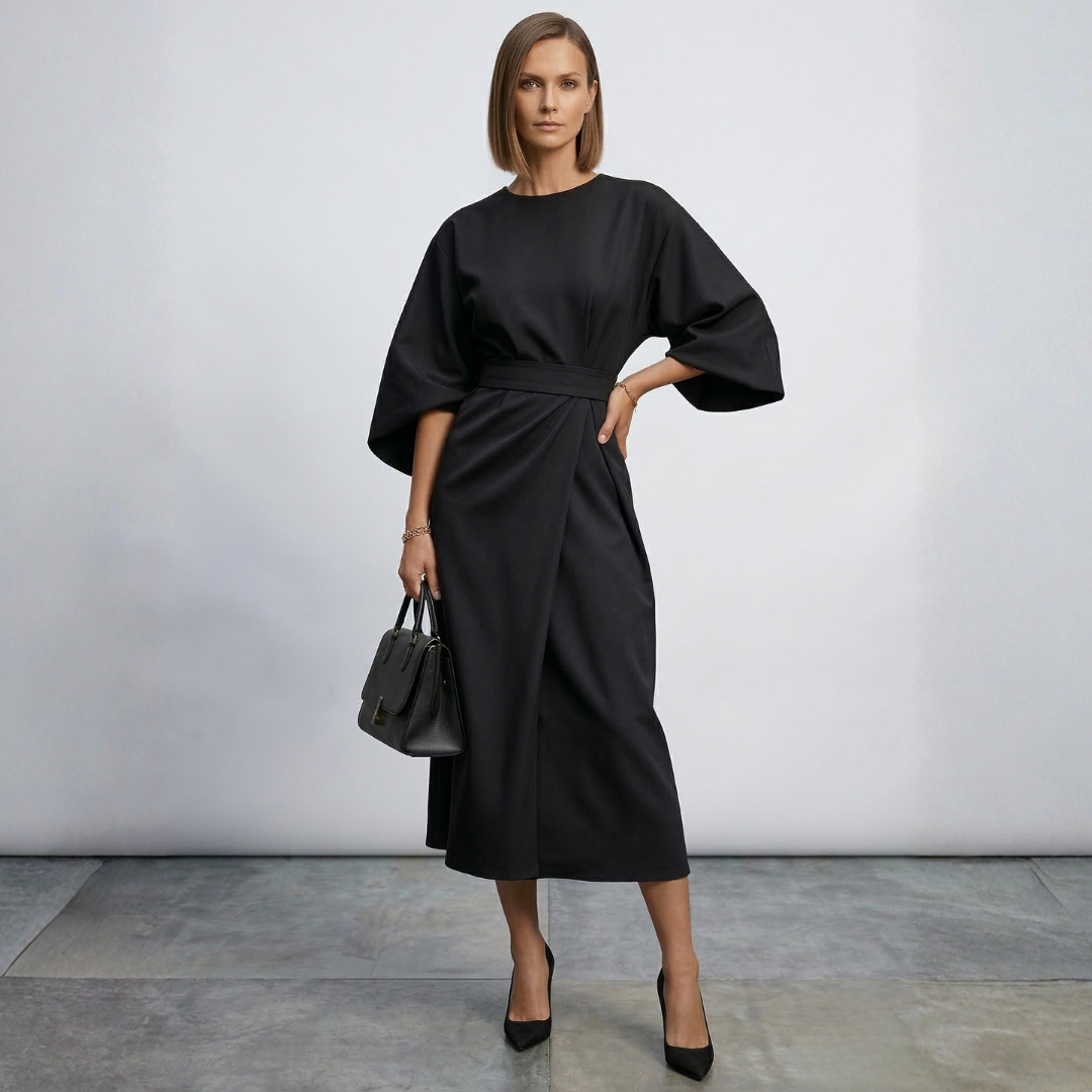Lidija - Elegantna maxi haljina s remenom