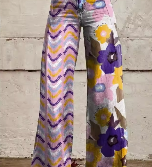 Kristina - Elegantne boemske pantalone