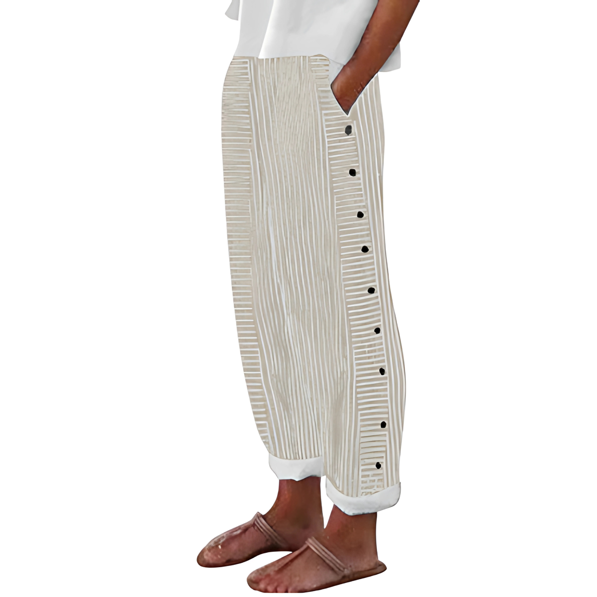 Perla – Pružaste letnje pantalone