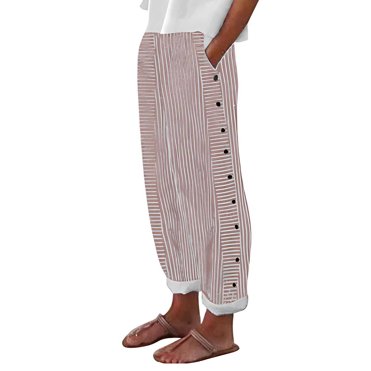 Perla – Pružaste letnje pantalone
