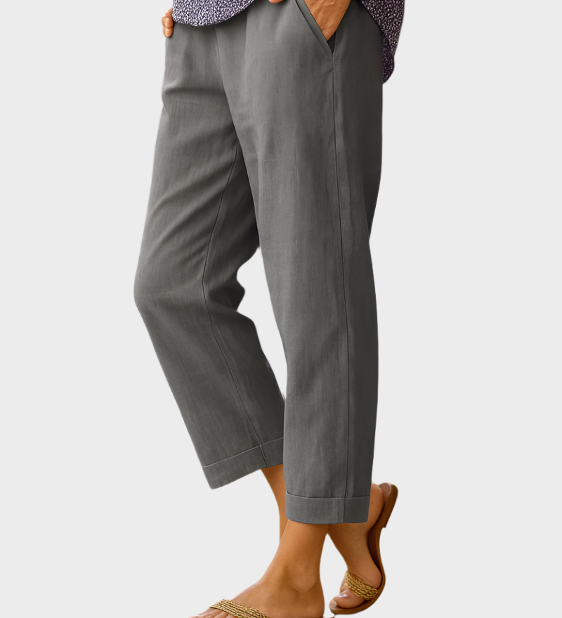 Letnje Pantalone od Lna i Pamuka