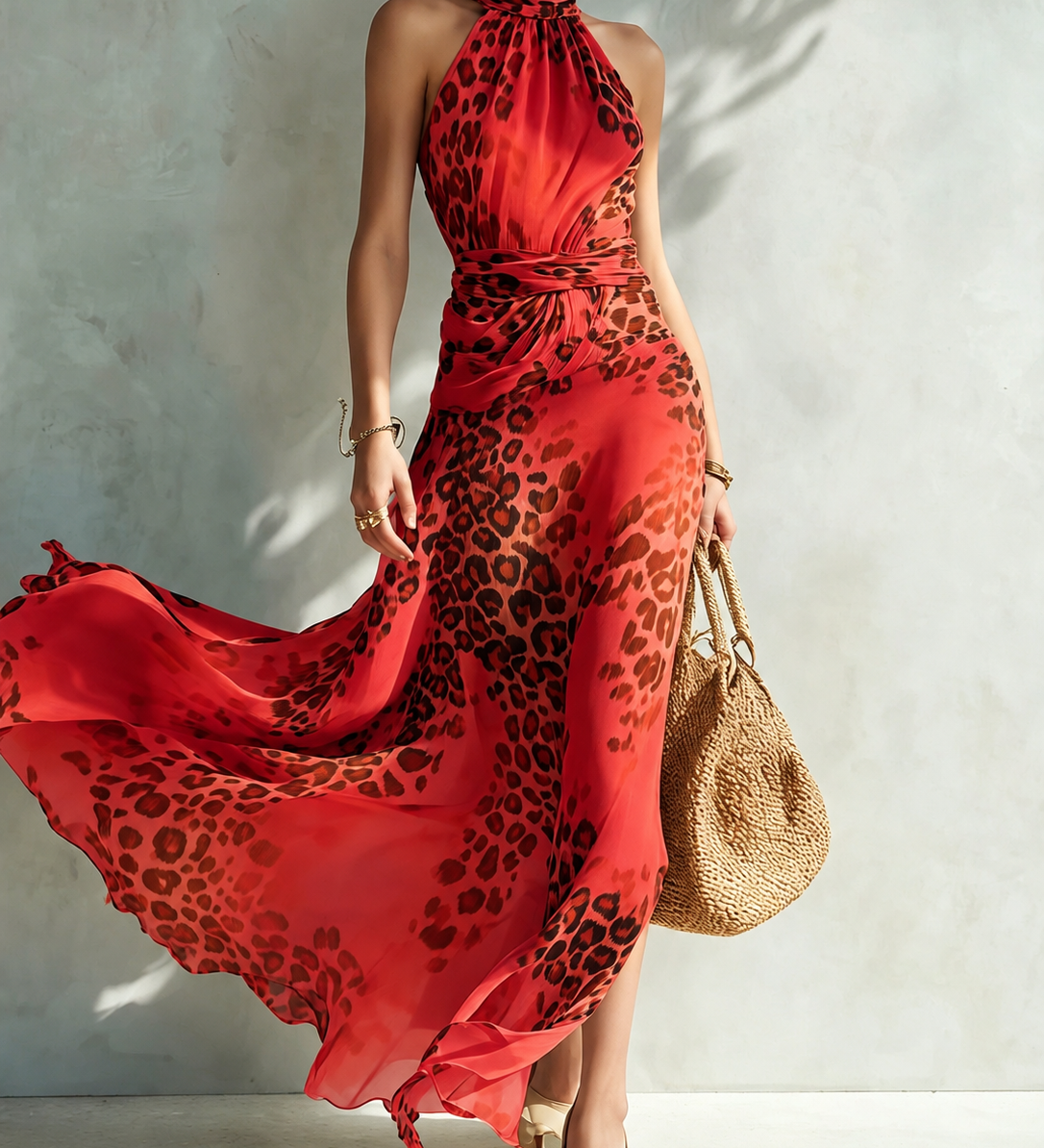 Milovana – Glamurovne maxi haljine sa leopard uzorkom