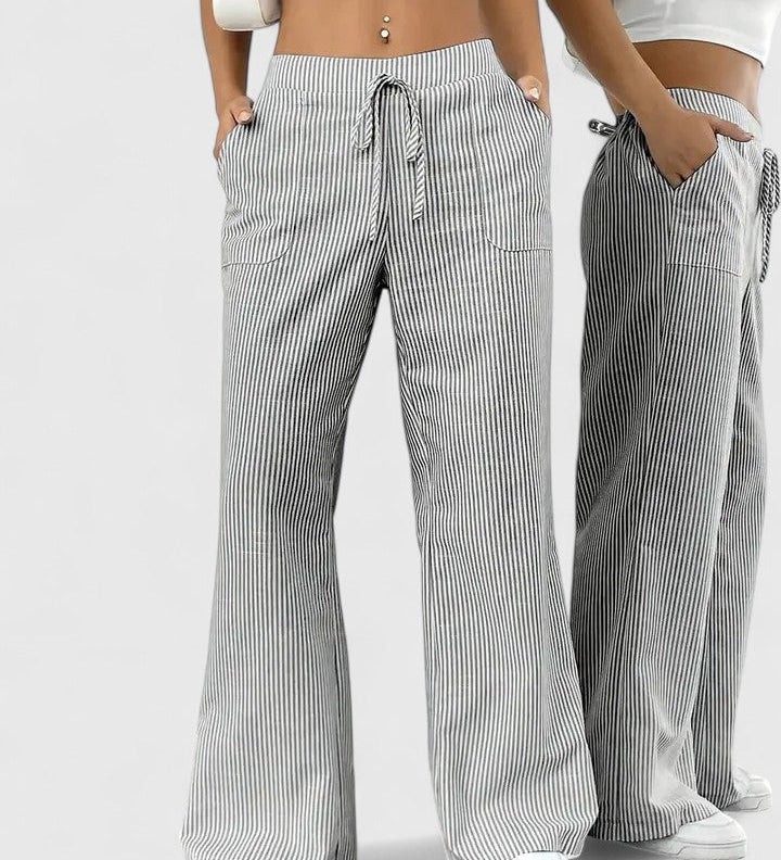Ljubica | Prostrane i udobne pantalone s elegantnim detaljima
