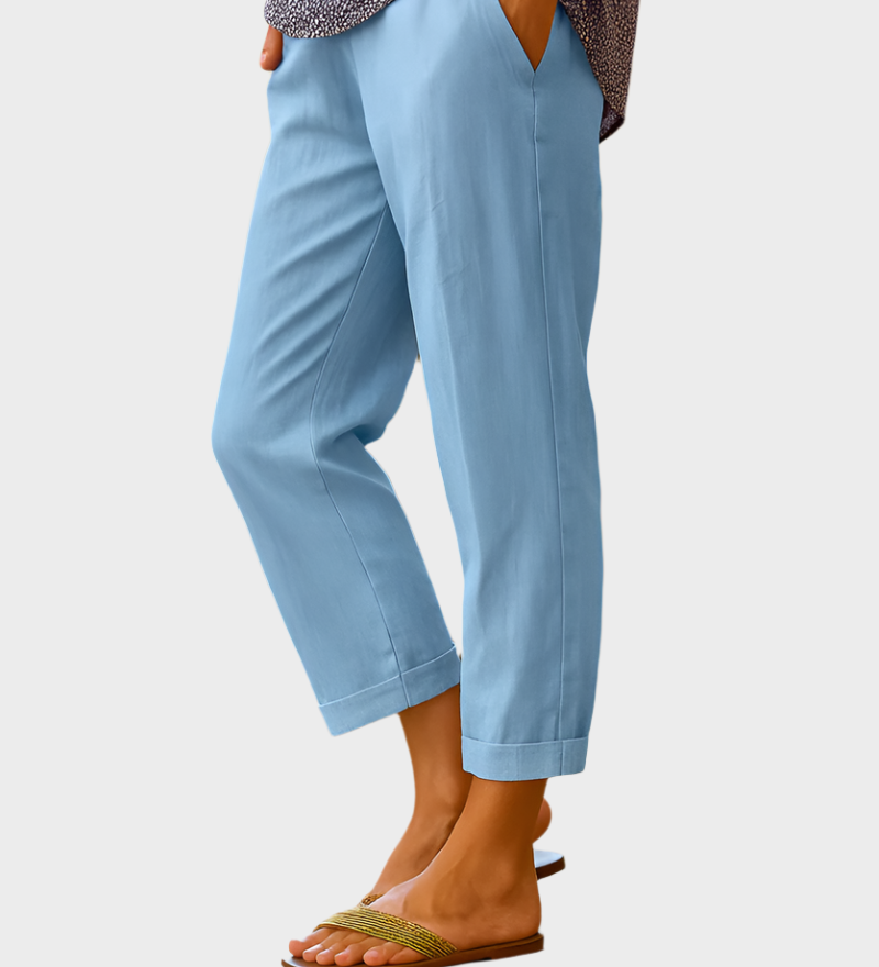 Letnje Pantalone od Lna i Pamuka