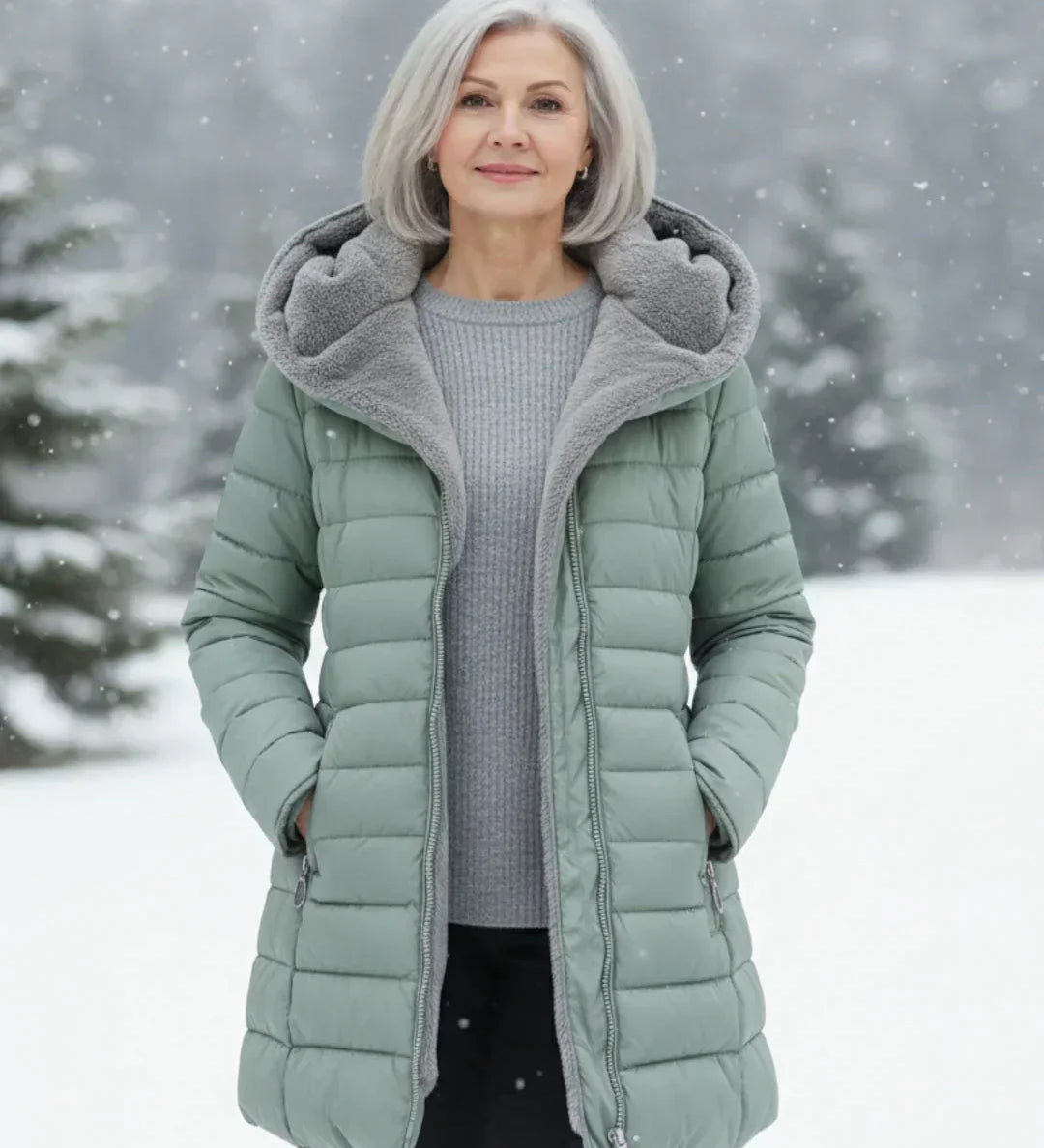 Dunja - Kaput s quilted dizajnom za zimu