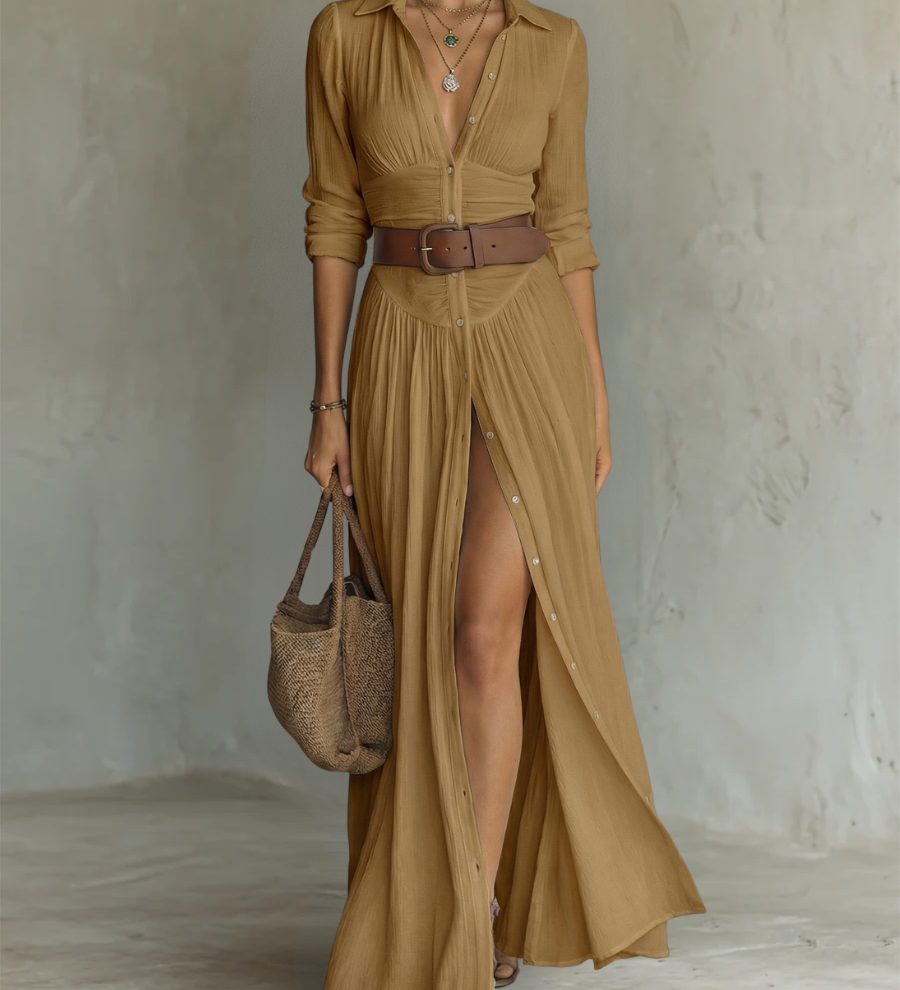 Jarmila – Lanene maxi haljine