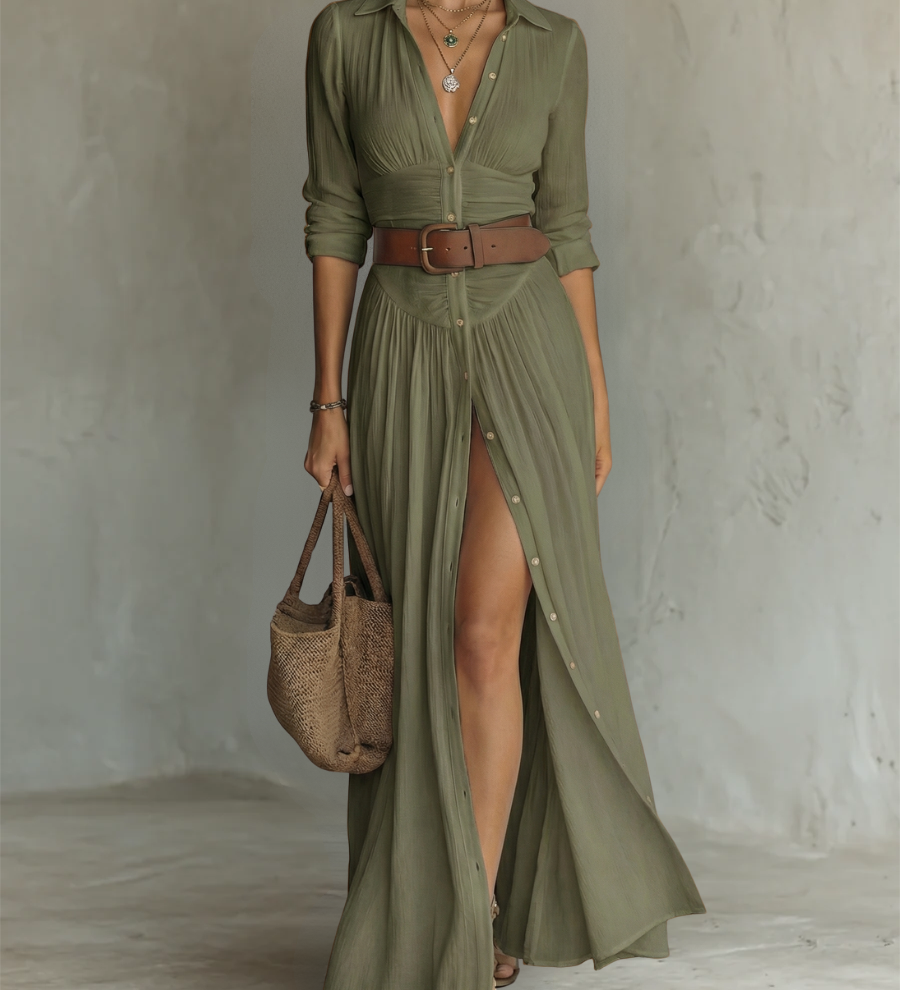 Jarmila – Lanene maxi haljine