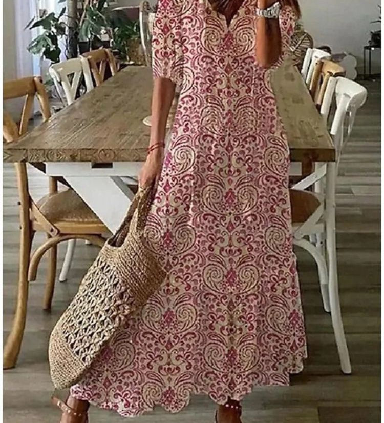 Sara - Elegantna baršunasta maksi haljina s cvetovima
