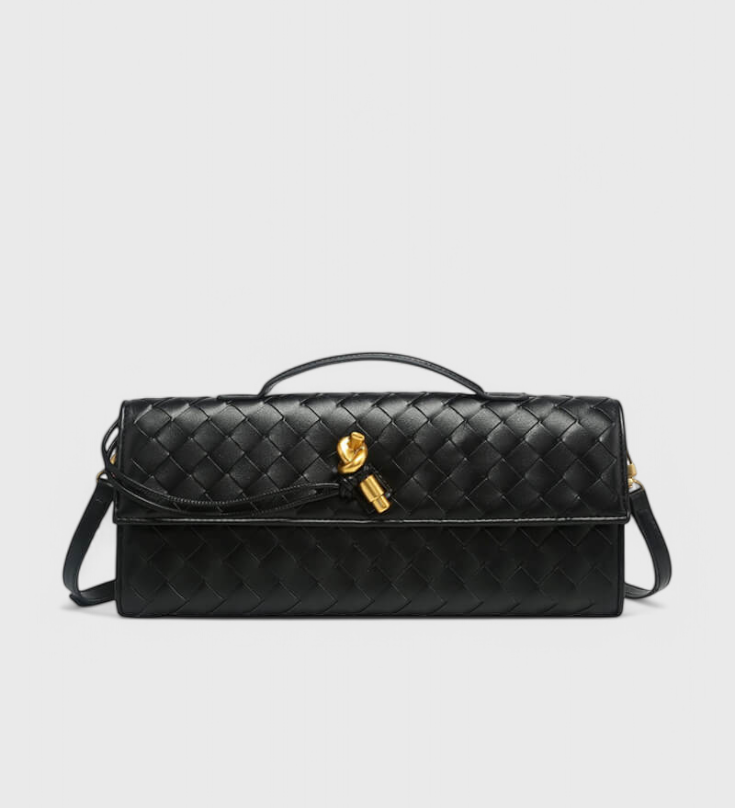 Clutch torbica Melanie s detaljem zlatnog čvora