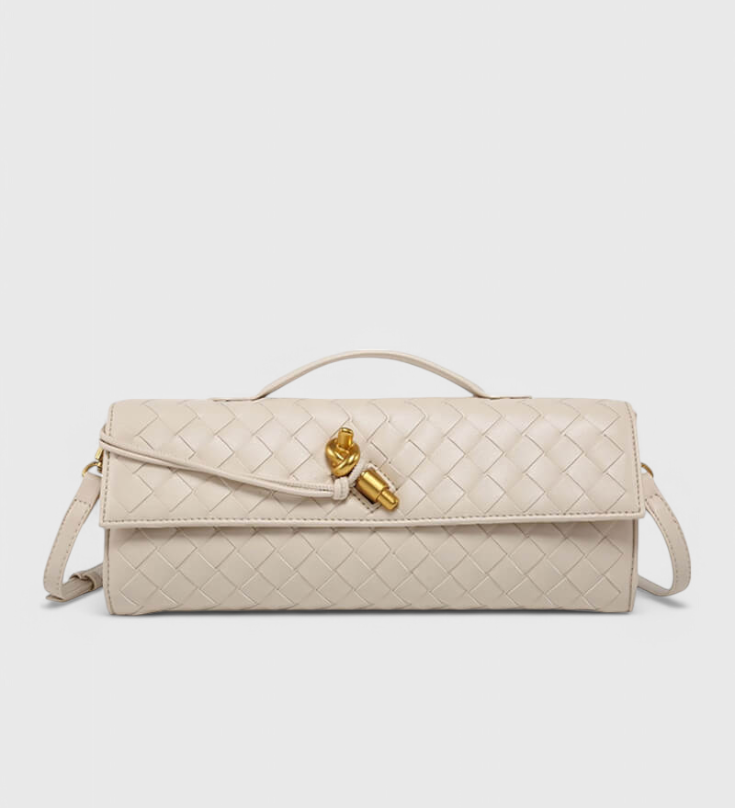 Clutch torbica Melanie s detaljem zlatnog čvora