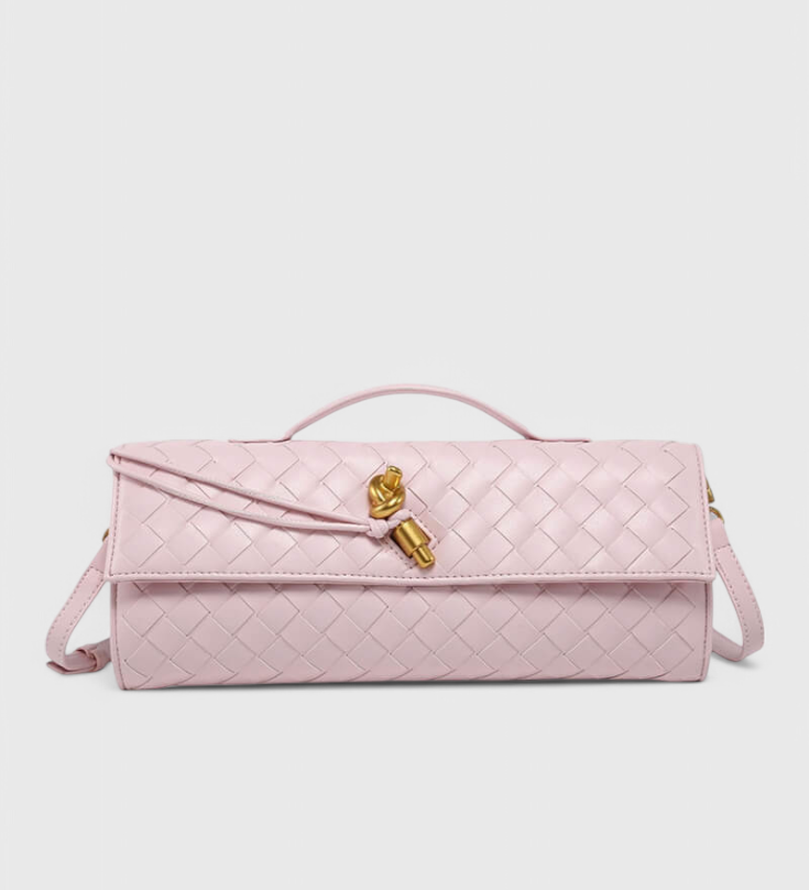 Clutch torbica Melanie s detaljem zlatnog čvora