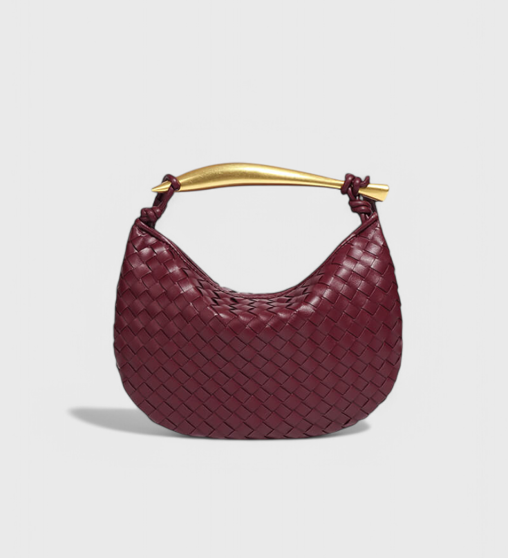 Torba Gerda Bolso Woven s Zlatnom Drškom