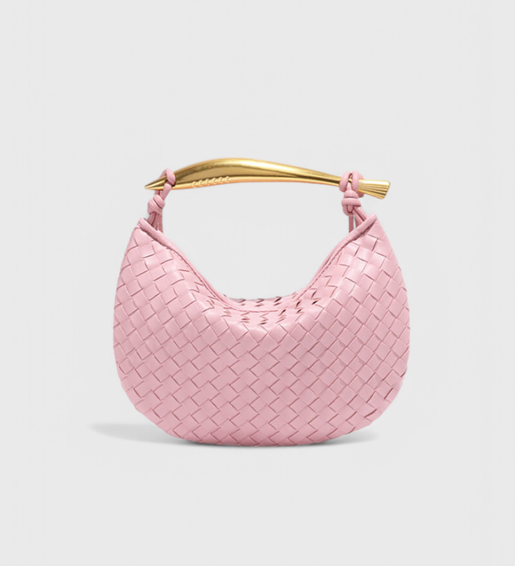 Torba Gerda Bolso Woven s Zlatnom Drškom