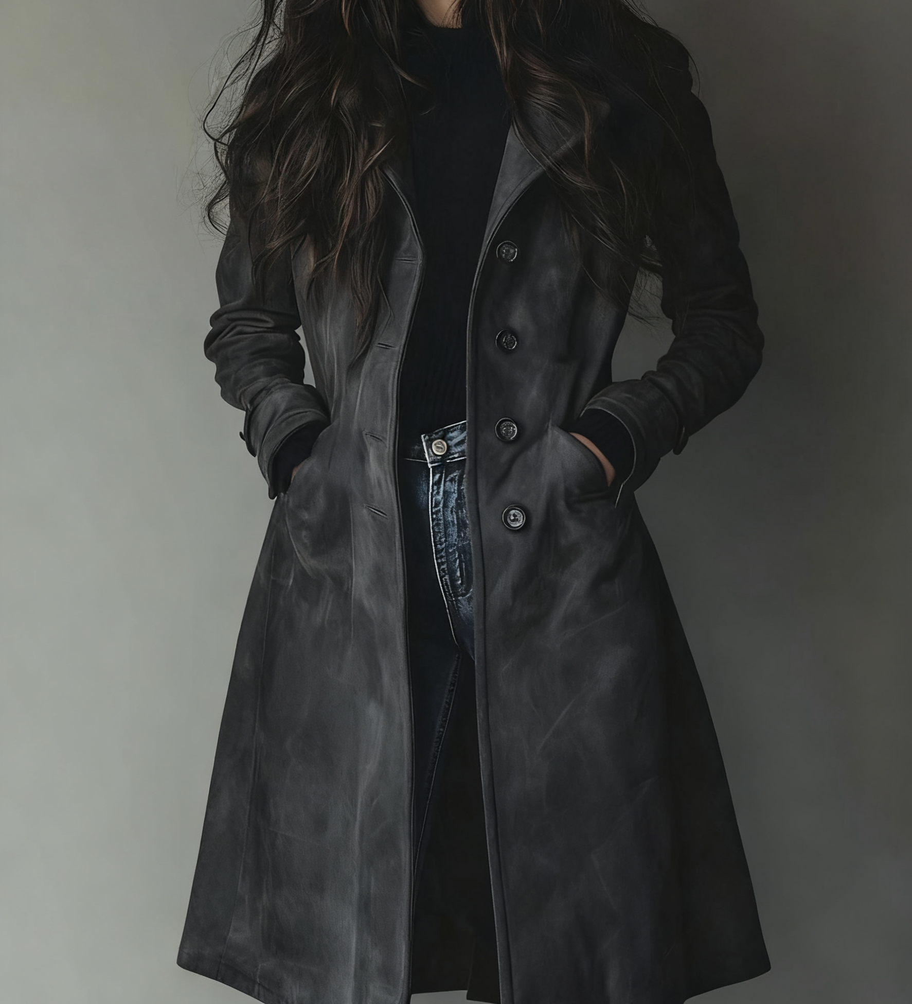Milena - Suede kaput