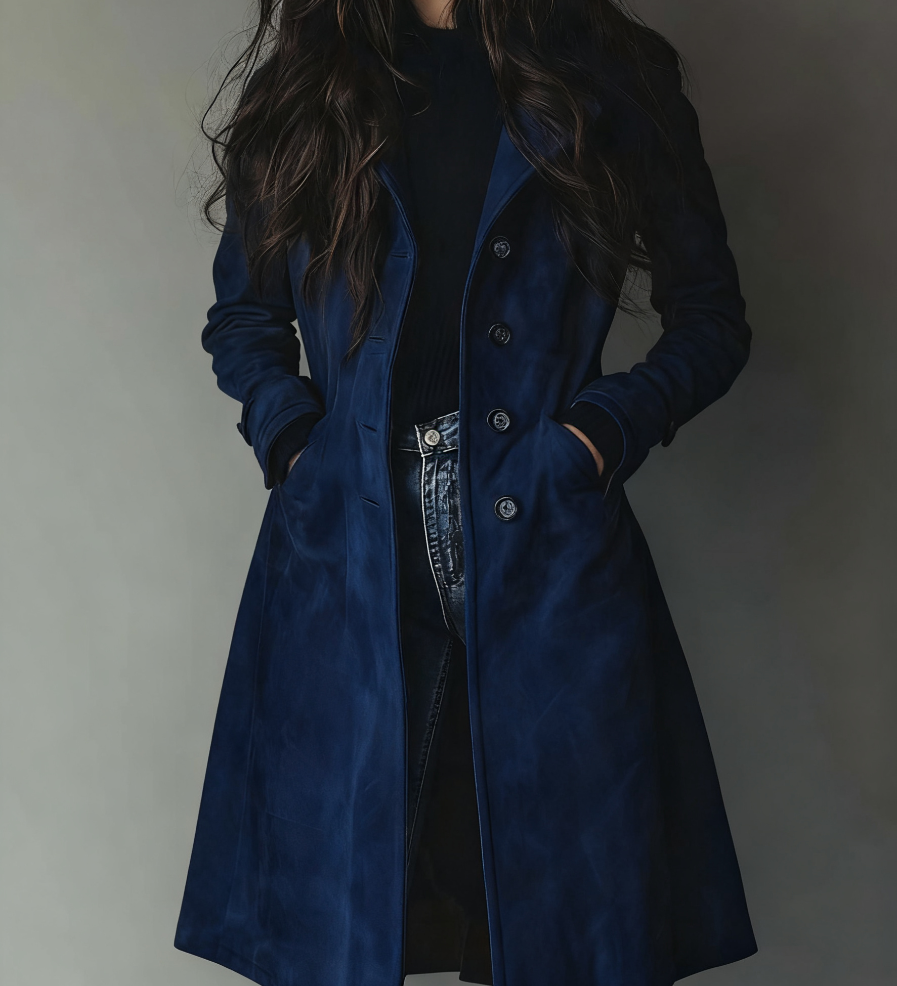 Milena - Suede kaput