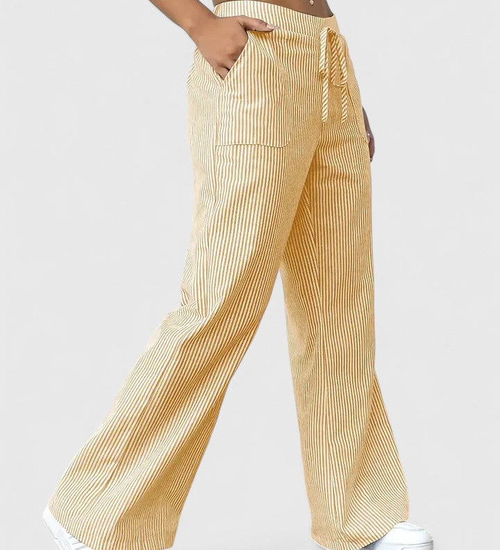 Ljubica | Prostrane i udobne pantalone s elegantnim detaljima