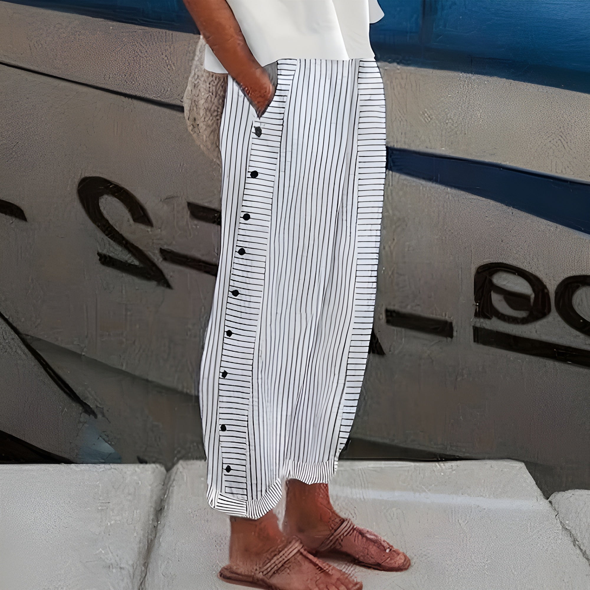 Perla – Pružaste letnje pantalone