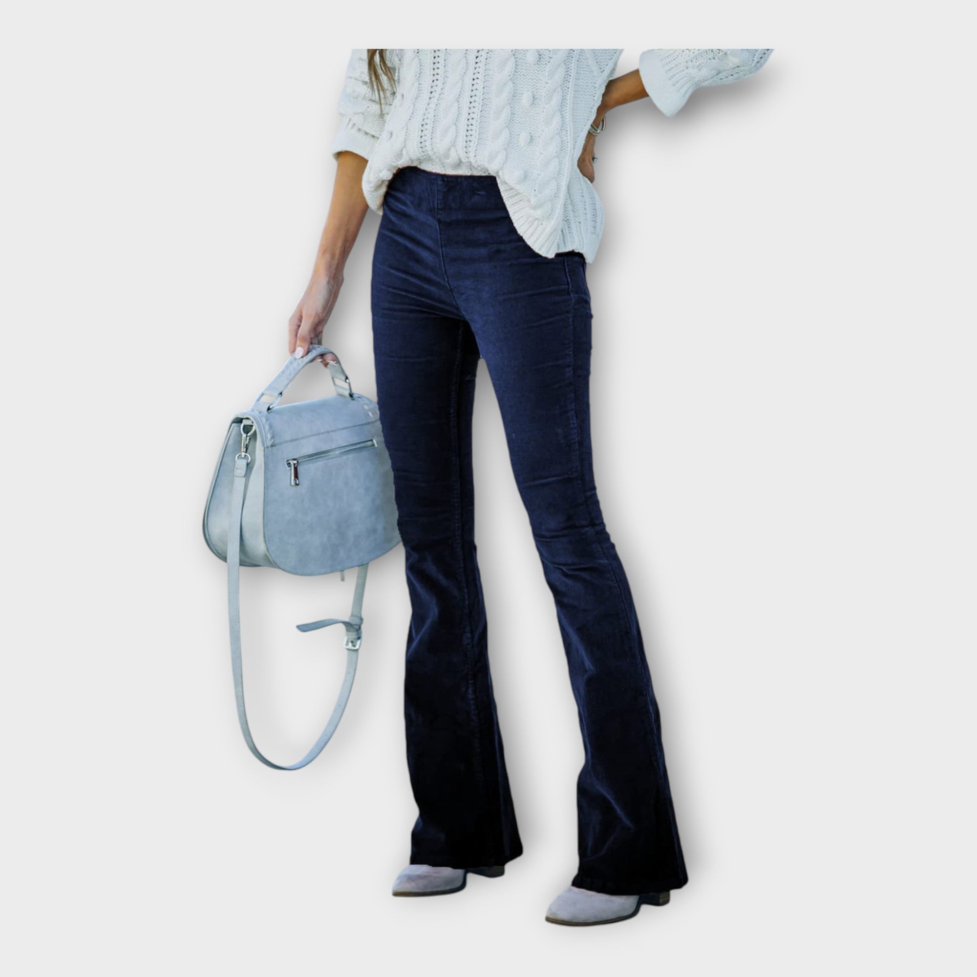 Elegantne Pantalone s Kamenim Rezom