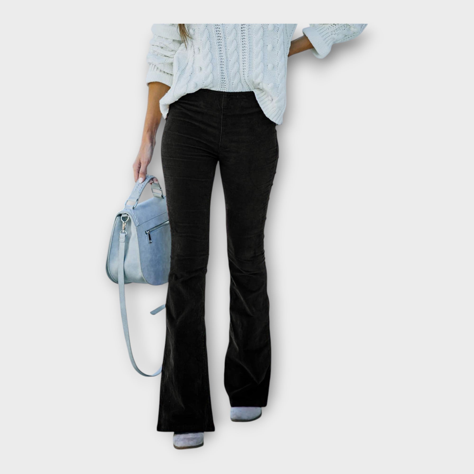 Elegantne Pantalone s Kamenim Rezom