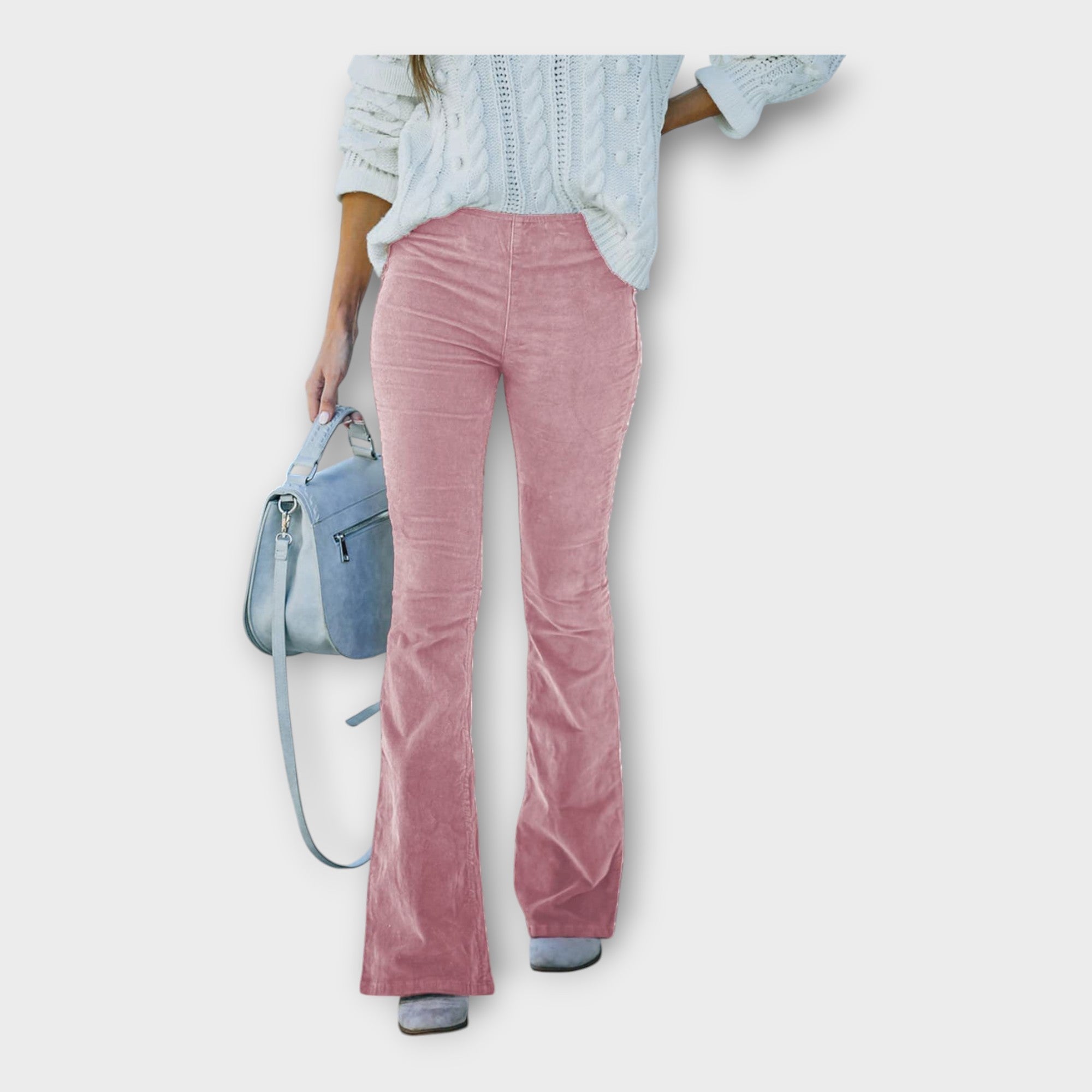 Elegantne Pantalone s Kamenim Rezom