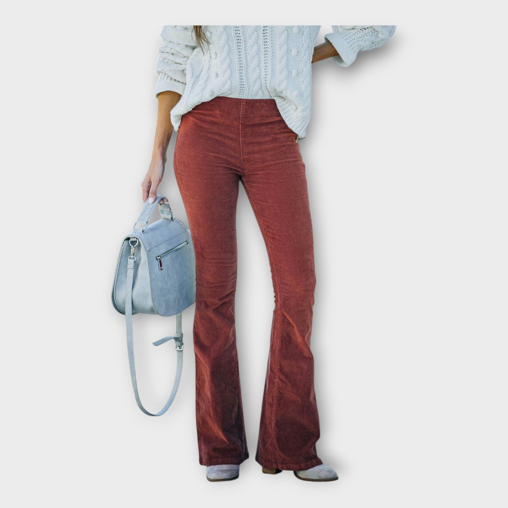 Elegantne Pantalone s Kamenim Rezom