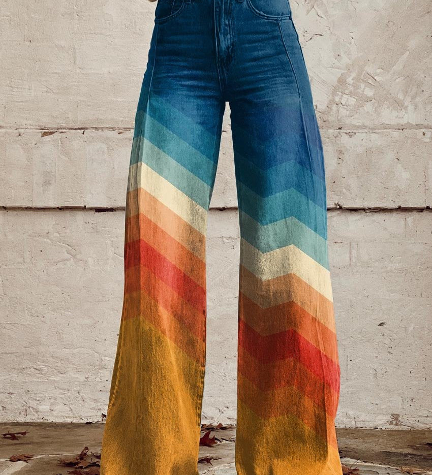 Milena - Elegantne boemske pantalone