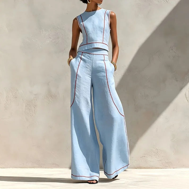 Dobrinka – Dvodelni set sa palazzo pantalonama