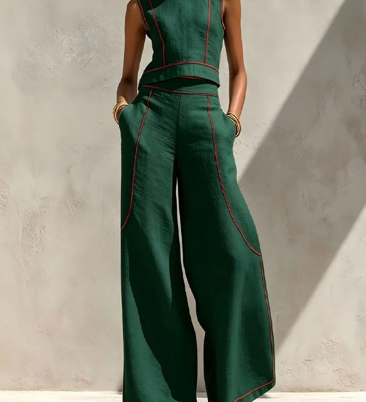 Anastasija – Sada s palazzo pantalonama i kontrastnim detaljima